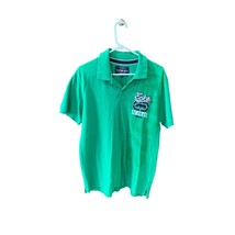 Ecko Unltd Mens Size L Polo Shirt Top Green Spellout Pullover Golf Tenni... - £15.81 GBP