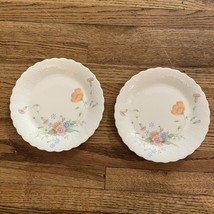 MIKASA china SOMETHING BLUE pattern Bread Plate - Set of Two (2) - 6-3/4&quot; - $9.90