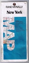 New York Rand McNally Road Map 1986 - £3.40 GBP