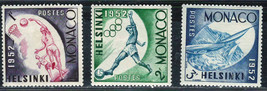 Monaco 1952 Undescribed Clearance Fine Mint Stamps Set &quot; Sports &quot; - £0.56 GBP