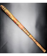 Vintage Antique Folk Art Mexico Carved Wood Baseball Bat Rare 31&quot; - $1,470.02 MXN