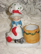 Luvkins #15 - Mrs. Claus-Christmas Figurine-Toothpick Holder-1978 - £6.39 GBP