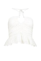 Bishop + Young aeries halter top in White - size M - $64.35