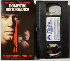 Domestic Disturbance VHS Tape Movie Used John Travolta Vince Vaughn Tested - £2.30 GBP