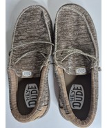 Hey Dude Wally Youth Sport Slip On Shoes Walnut Size 4 - $364.37 MXN