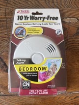 Kidde 10 Year Talking Voice Smoke Alarm Bedroom P3010B w/ Sealed Lithium... - $20.56