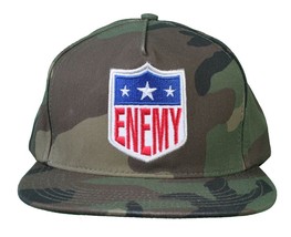 Another Enemy Football League EFL Green Camo Camouflage Snapback Baseball Hat NW - £30.89 GBP