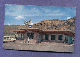 Vintage 1950s Postcard Kozy Cafe Motel Echo Utah Old Cars Station Wagon Unused - $4.99