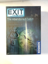 Exit: The Game, The Abandoned Cabin NEW SEALED Escape Room Game Kosmos - $12.16