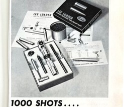 Lee Loader Cartridges 1000 Shots 1964 Advertisement Hunting Ammo Vintage... - £15.70 GBP