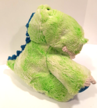 Animal Adventure Green Dinosaur Plush Corduroy Scales &amp; Feet Stuffed 10&quot;  2018 - £10.89 GBP