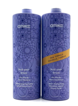 Amika Bust Your Brass Cool Blonde Repair Shapoo &amp; Conditioner 33.8 oz Duo - £73.64 GBP