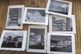 7 Black &amp; White Italy Photo Greeting Cards Blank Cards  Great Gift - £12.95 GBP