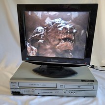 Sanyo Dvd &amp; Vcr Combo Player 4-HEAD Hifi Vhs Recorder DVW-7200 Tested Works! - £54.52 GBP