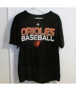 Majestic Orioles Baseball Mens Black T-Shirt XL Ring Spun Soft 100% Cotton - $13.51 CAD