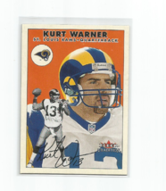 Kurt Warner (St. Louis Rams) 2000 Fleer Tradition Card #87 - £4.00 GBP