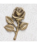 Brass Rose Applique for Funeral Box/Cube Cremation Urn, Pewter Also Avai... - $69.99