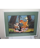 1997 Disney Bambi Exclusive Lithograph Framed - £31.89 GBP