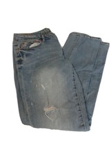 Aeropostale Womans Skinny Jeans Size 8 Reg Low Rise Distressed Stone Washed - £13.45 GBP