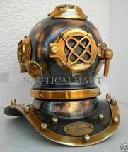 Antique Replica Mini Diving Helmet Divers Helmet US Navy Mark V Deep Sea 7&quot; - £65.28 GBP