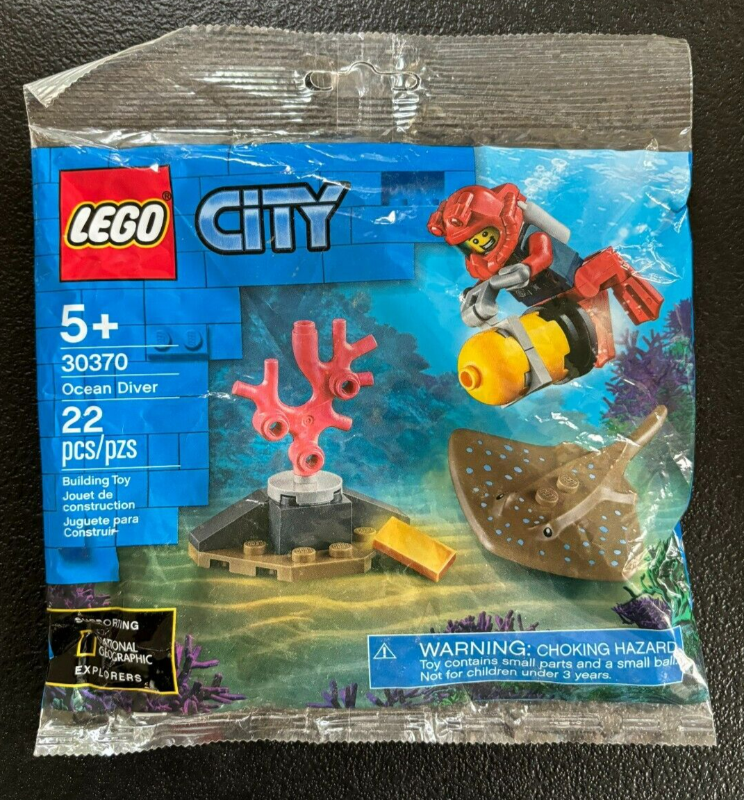 Lego City 30370 Ocean Diver Polybag - 22 pcs - New - $7.79