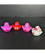 Cute Rubber Ducks Heart Love Pink Purple Red White Variations Ducky - $23.15 CAD