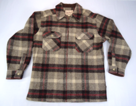 Vintage Woolrich Plaid Laine Hommes Chemise Veste USA Taille M Fermeture... - £61.20 GBP