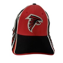 Atlanta Falcons Black Red Reebok NFL  Adult Fitted Baseball Hat Cap OSFA  - £7.74 GBP