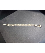 Bracelet in goldtonewith pink stones - Vintage - $34.12 CAD