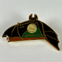 Vintage Bear Creek Bats Pin 2002 Lakewood CO Baseball Collectible - $11.39