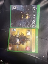Lot Of 2: Dark Souls Iii The Fire Fades Complete Ed +Injustice 2 [Xbox One] Nice - £10.27 GBP