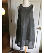 Vintage Mod Mini 1960s Swing Dress Metal Chain Slip Dress A line Tent XS... - $715.03 MXN