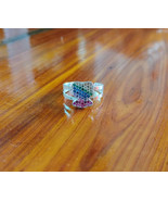 Stylish Multicolor Ring Heart Shaped Fast Shipping  - $8.89