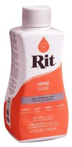 Coral Splash: Vibrant 8oz Liquid Dye for Stunning Creations - $30.64