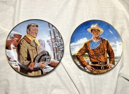 John Wayne Limited Edition Plates from Franklin Mint Heirloom (Lot of 2)... - £4.86 GBP