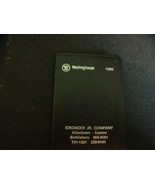 Original 1986 Westinghouse Notes &amp; Data Book  - $20.58 CAD