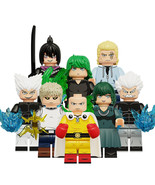 8pcs One-Punch Man Saitama Garou Bang Genos Sonic Minifigures Minifigs T... - $27.71 CAD