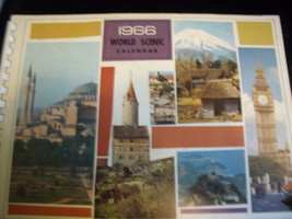 Origina 1966 World Scenic Calendar - £15.63 GBP