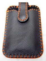 100% Genuine Leather Handmade Bag/Case Weaving Pattern for iPhone 4s, 5 and othe - £16.23 GBP