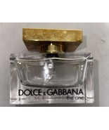 EMPTY PERFUME BOTTLE Dolce &amp; Gabbana The One Eau de Parfum D&amp;G 2.5oz - 75ml - $14.84