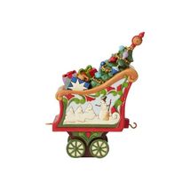 Jim Shore Heartwood Creek Santa W/Kids Lighted Revolving Musical Figurin... - $126.72