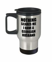 Georgian Husband Travel Mug Funny Valentine Gift For Wife My Spouse Wifey Her Ge - $22.74