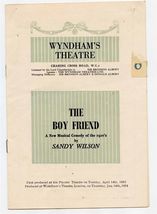 The Boy Friend Program Wyndham's Theatre London England 1954 Anne Rogers - $15.84