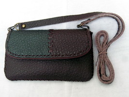 100% Genuine Leather Handmade Bag/Case Weaving Pattern for Samsung S3 an... - $26.00