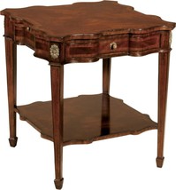 Occasional Table MAITLAND-SMITH Mckinley Serpentine Sienna Leather Aged Regency - £3,940.02 GBP