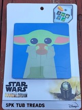 Disney Star Wars Mandalorian Baby Yoda 5 Pk Set Anti Slip Tub Treads Child Grogu - £5.61 GBP