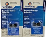 Permatex Rearview Mirror Adhesive Two 0.02 oz Packages-Permanent Bond-New - $11.87