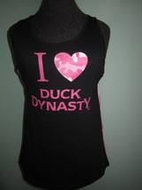 Ladies Pink Black Love Duck Dynasty 2XL 2 Piece Pajamas Cami Short Set Camoflage - £15.76 GBP