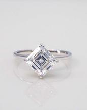 3 Carat Accher Cut Moissanite Solitaire Wedding Ring, Engagement Ring, Gift Ring - £67.34 GBP