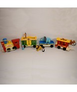 Great Looking Complete Vintage Fisher Price Little People Circus Train 9... - £70.06 GBP